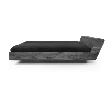 LUGO - hochwertiges, schwarzes, modernes & zeitloses Bett Design